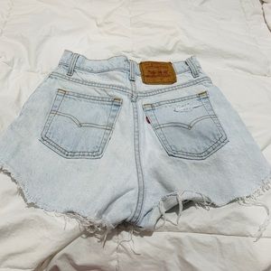 Vintage High Waisted Levi Shorts